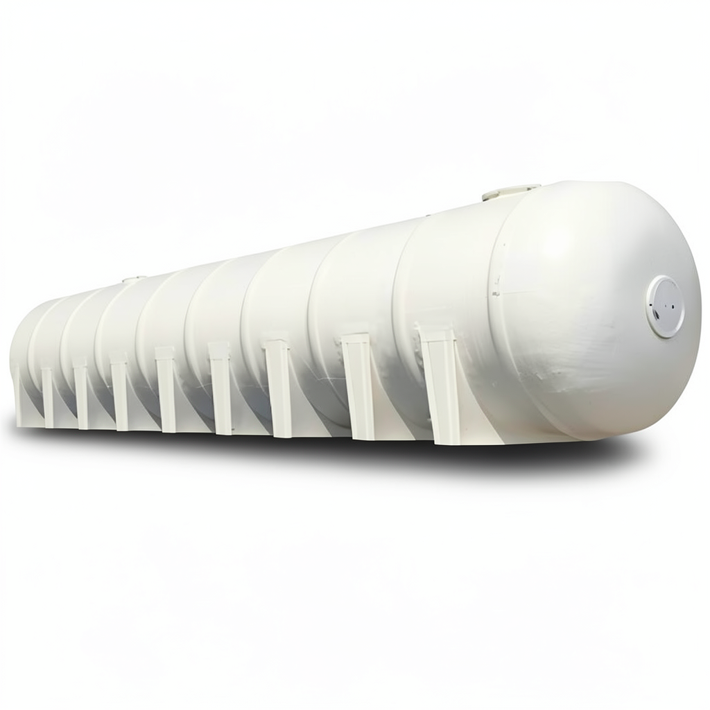 Water Tank Marjan Horizontal Fiber Glass 16000 Liter, Diameter 244 cm, Length 387 cm