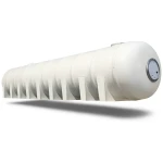 Marjan Water Tank Fiber Glass Horizontal 18000 Liter, Diameter 244cm, Length 430cm