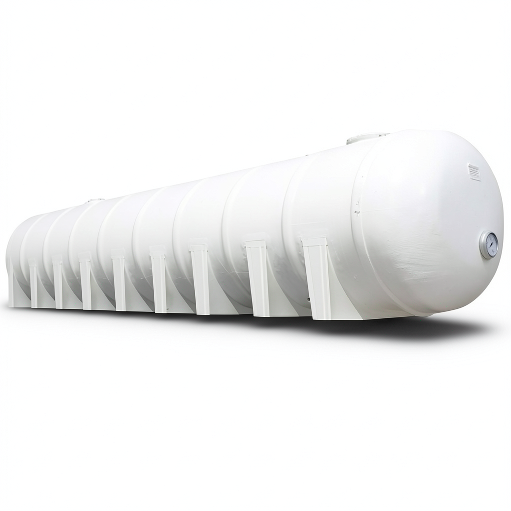Water Tank Marjan Horizontal 30000 Liter Fiberglass Diameter 244cm Length 688cm