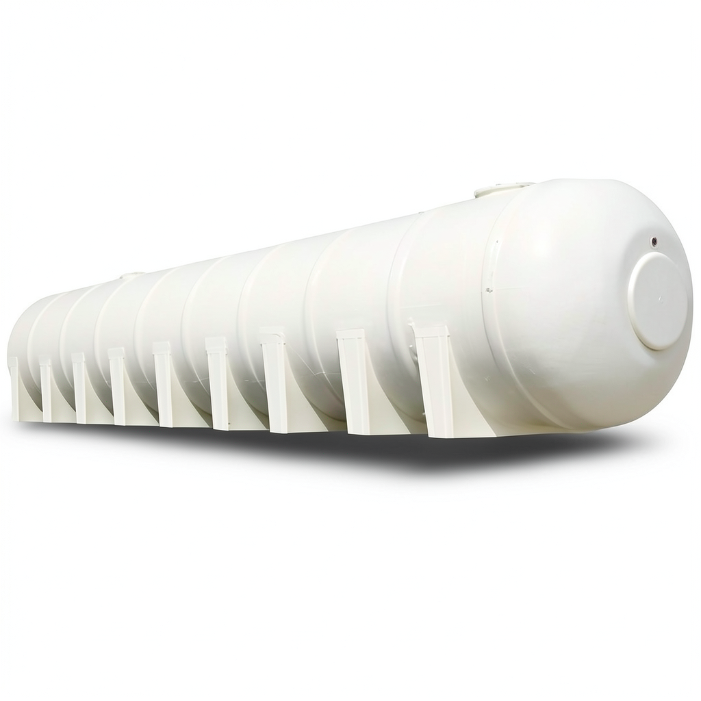 Water Tank Marjan Horizontal Fiber Glass 50000 Liter, Size 775×350×325 cm