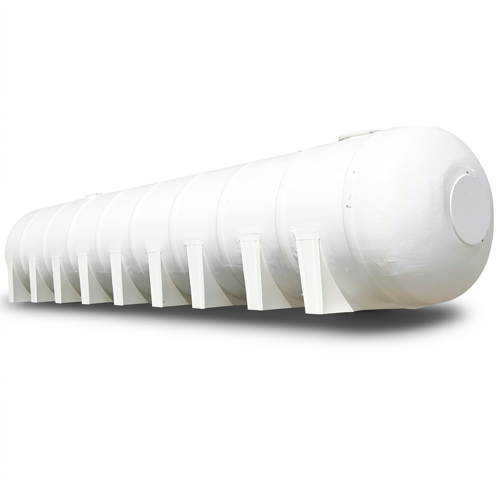 Water Tank Marjan Horizontal Fiberglass 50000 Liter, Diameter 350 cm, Length 585 cm