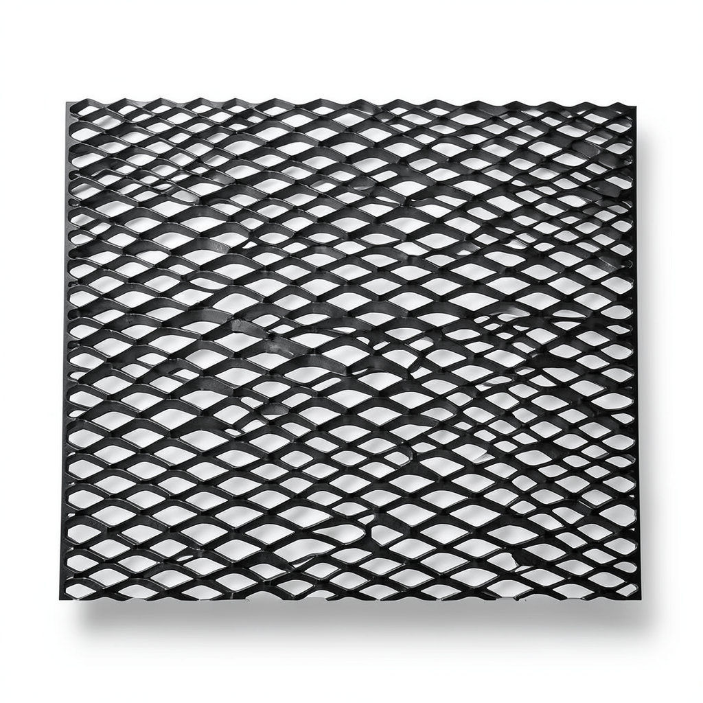 Hot Rolled Black Steel Expanded Metal Mesh Thickness 6 mm Width 1.22 m Length 3 m