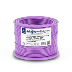 سلك كهرباء 14 AWG نحاس مجدول معزول PVC +105°C بنفسجي جهد 600 فولت | شركة كابلات الشرقية للصناعة