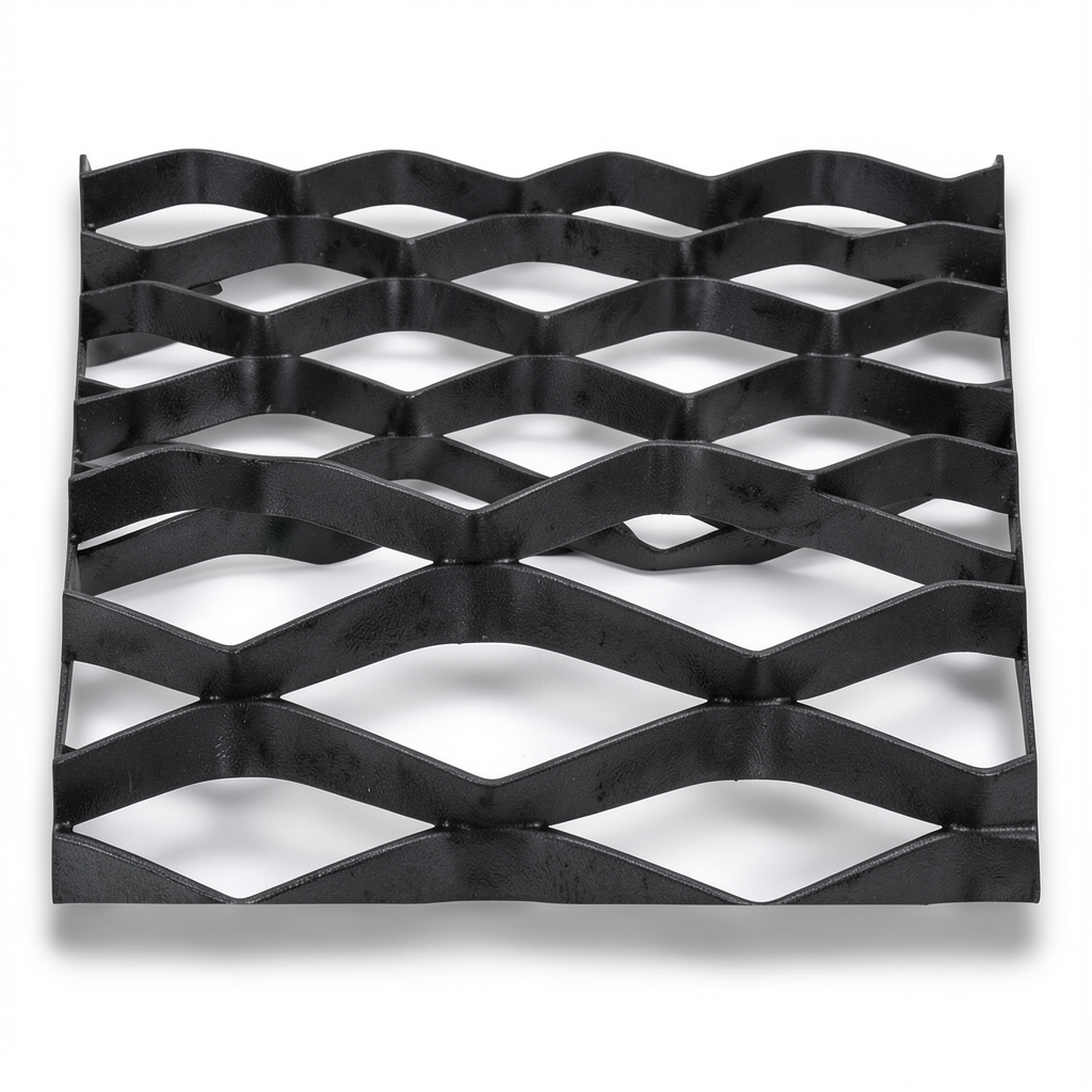 Mazyoon Hot Rolled Black Expanded Metal Mesh 6mm Thick 1.22m x 6m Steel Rebar Mesh for UAE Construction