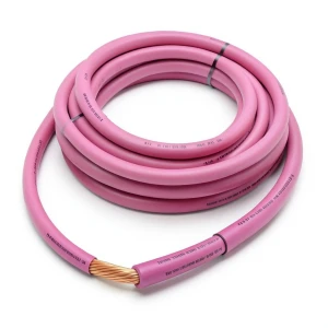 كابل نحاس THHN/THWN قطر 3.8 مم معزول PVC 105° اللون وردي 600 فولت 2500 قدم | شركة الفنار
