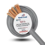 سلك كهرباء نحاس شعر 25mm 450/750 فولت، عزل PVC سماكة 1.2mm، لون رمادي | مجموعة كابلات الرياض