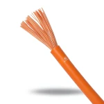 سلك مفرد 25mm 450/750 فولت، موصل نحاس شعر عزل PVC لون برتقالي | مجموعة كابلات الرياض
