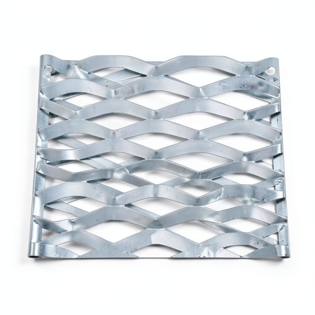 Galvanized Steel Expanded Metal Mesh Thickness 1.4 mm Width 2.44 m Length 3 m