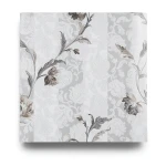 Italian Floral Wall Covering 10m x 1.06m Gray, Model 5446