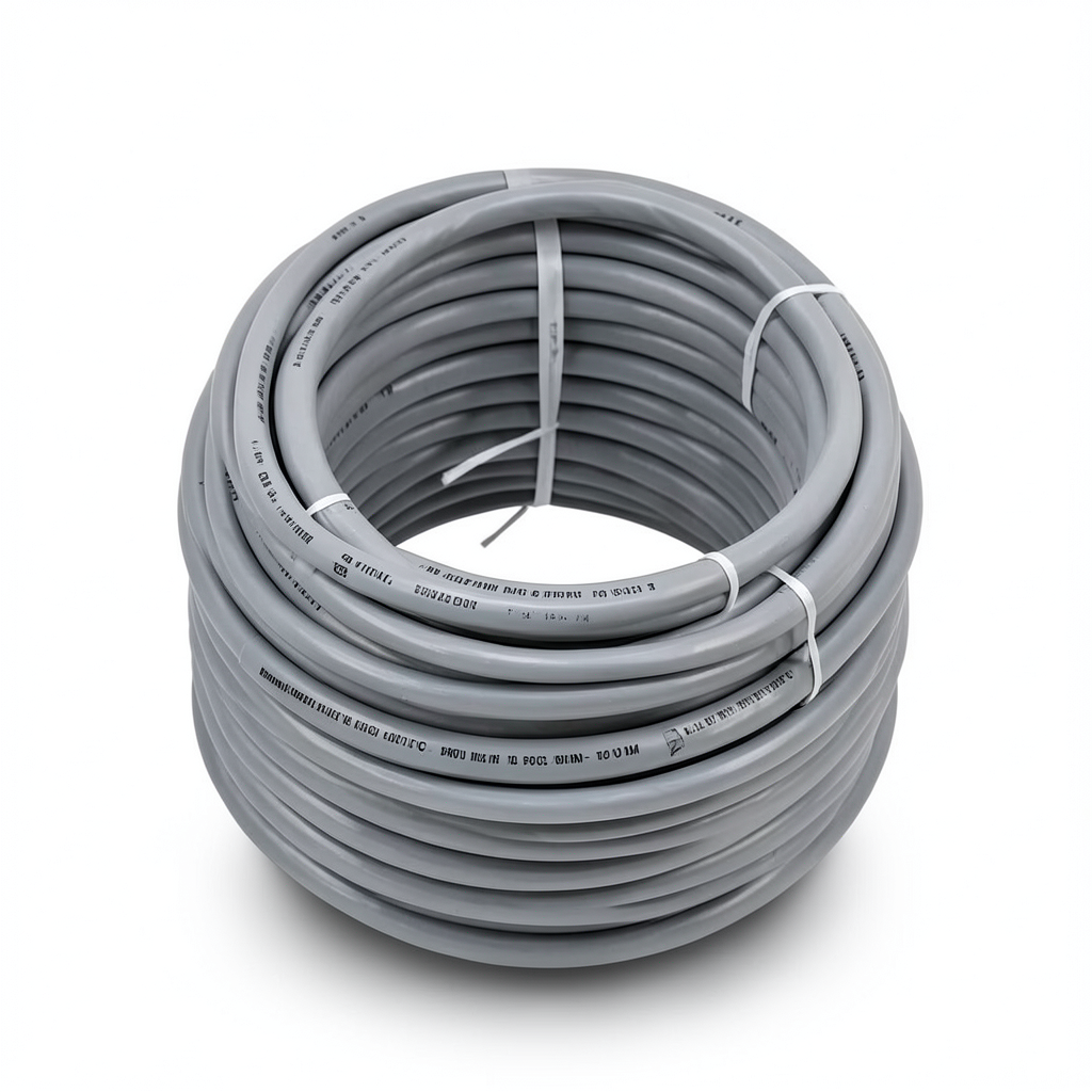 كابل نحاس THHN/THWN معزول PVC 105° قطر 15.1 مم 600 فولت 500 قدم رمادي | شركة الفنار