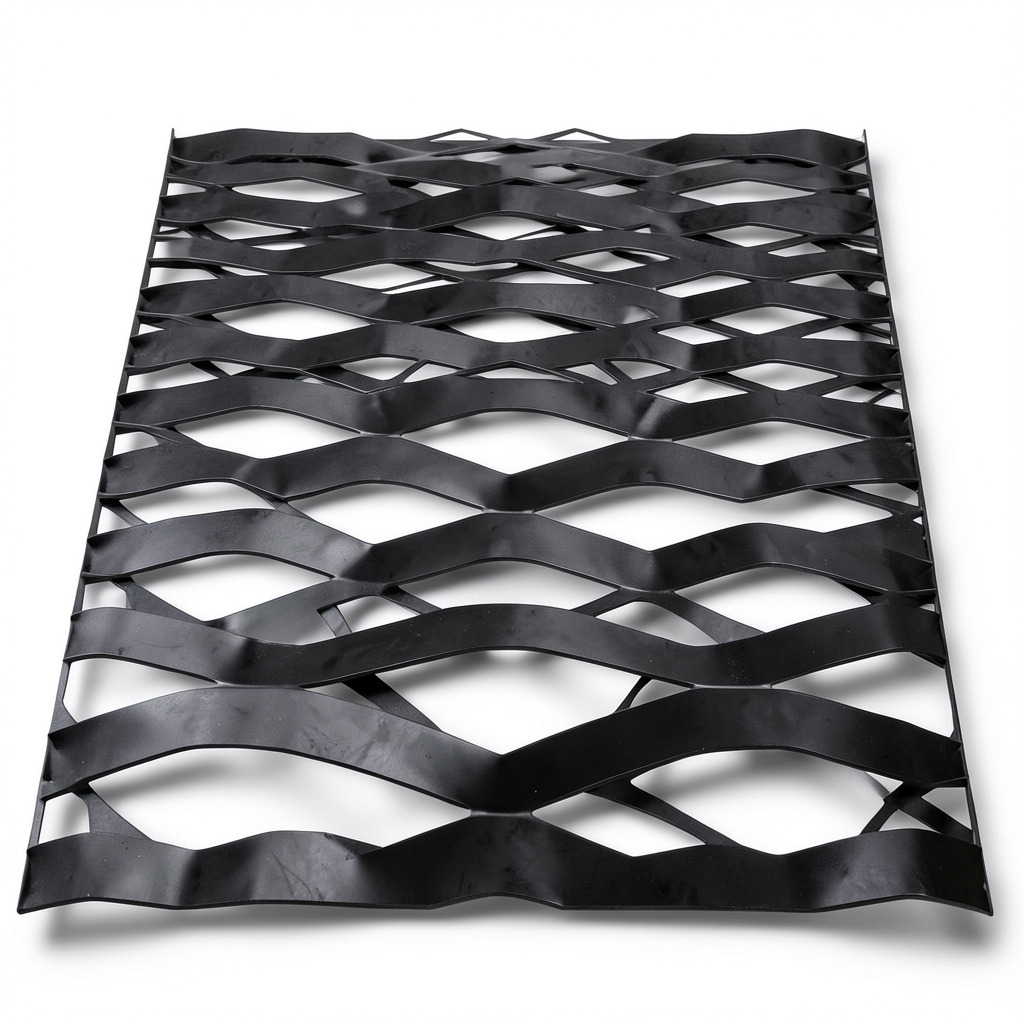 Mazyoon Hot Rolled Black Expanded Metal Mesh 6mm Thick 1.22m x 6m Steel Rebar Mesh for UAE Construction