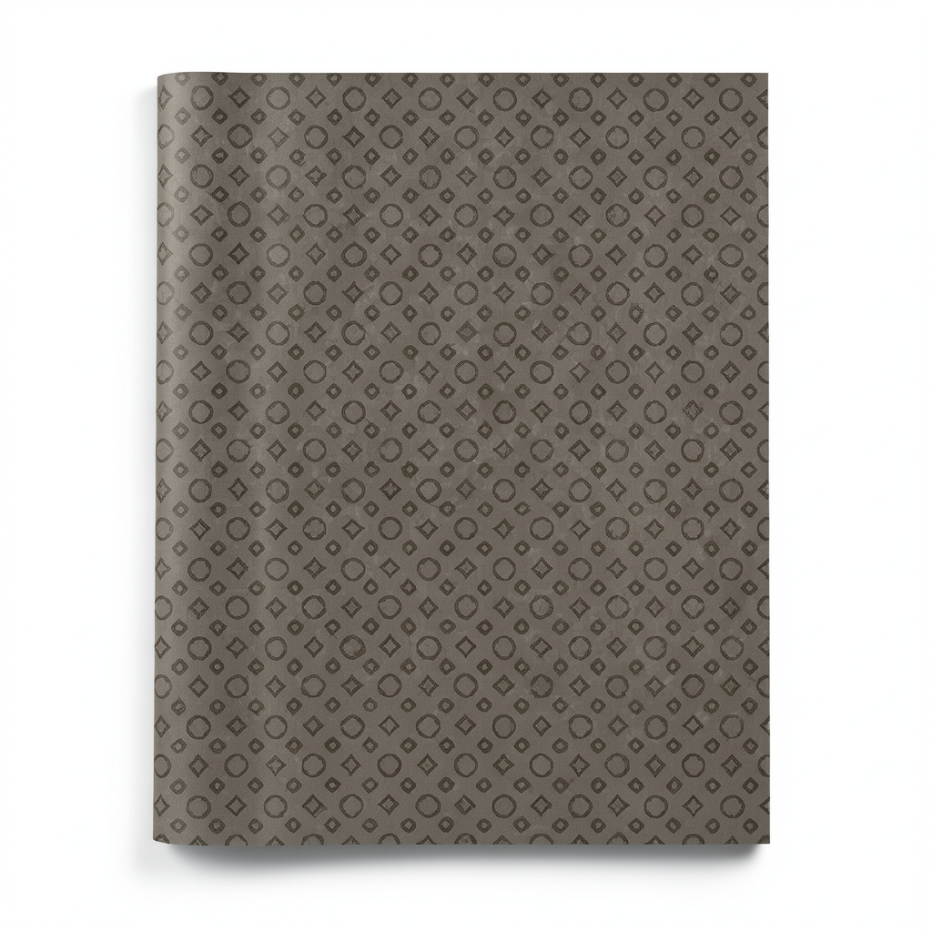 Italian Wallpaper Pattern Design 10m x 1.06m, Dark Beige