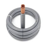 كابل نحاس THHN/THWN معزول PVC 105° قطر 16.1 مم 600 فولت طول 500 قدم رمادي | شركة الفنار
