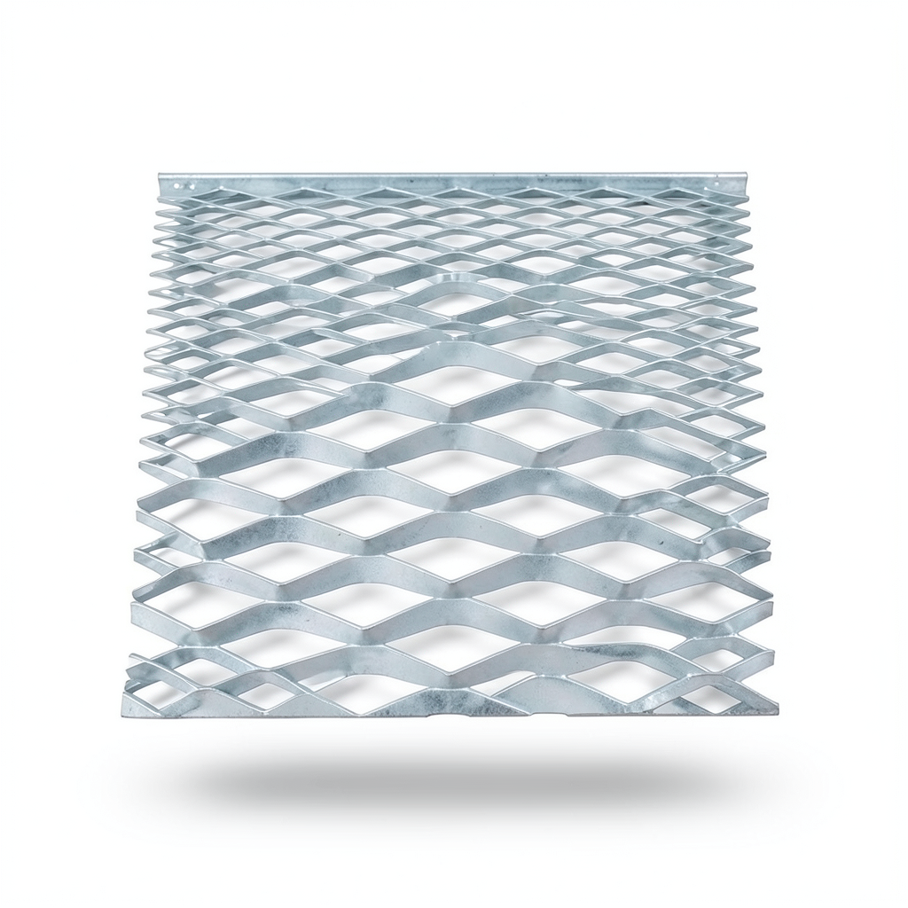 Galvanized Steel Expanded Metal Mesh Thickness 1.2 mm Width 2.44 m Length 2 m
