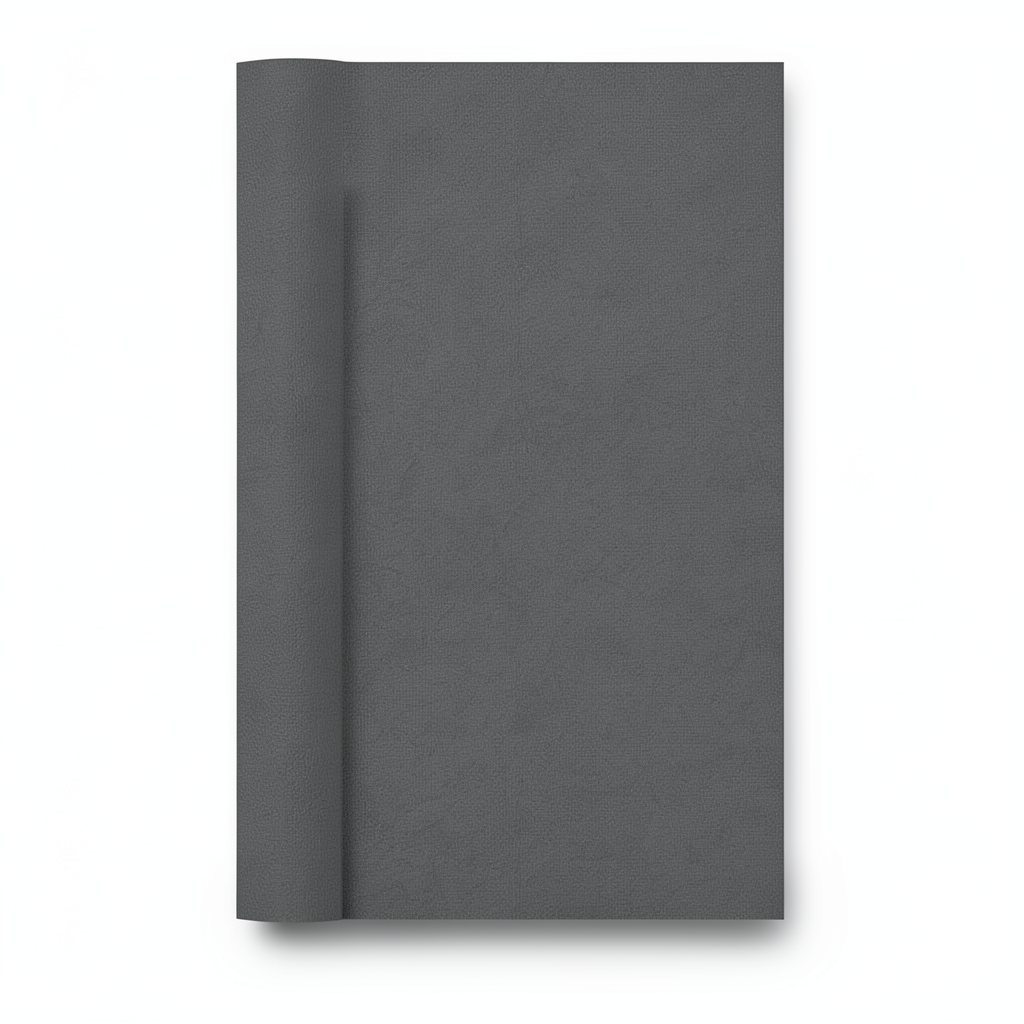 Dutch Plain Wall Covering Dark Grey 10m x 0.53m, Model 17315