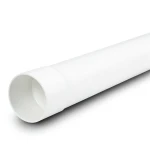 مواسير بلاستيك UPVC ضغط 160 psi مقاس 1 1/2 بوصة سمك 2.36 مم لون أبيض