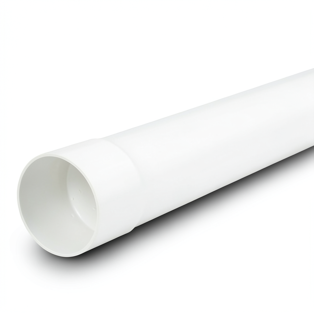 مواسير بلاستيك UPVC ضغط 160 psi مقاس 1 1/2 بوصة سمك 2.36 مم لون أبيض