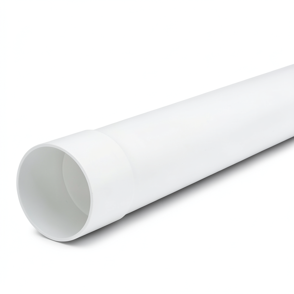 UPVC Pipe Nominal Pressure 160 psi Size 2 inch Thickness 2.82 mm White Color