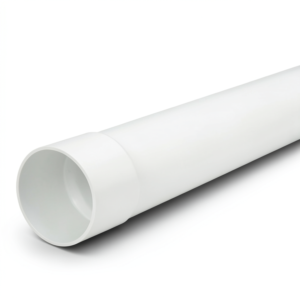 UPVC Plastic Pipe 160 psi Nominal Pressure 2 1/2 inch Size 3.30 mm Thickness White Color