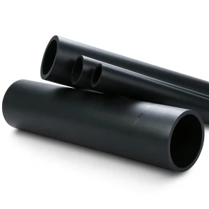 أنابيب HDPE ضغط 16 بار PE 100، قطر خارجي 710 مم، سمك 64.5 مم، لون أسود