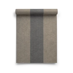 Striped Wall Covering 10m x 1.06m Dark Beige Color, Model 700030