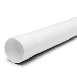 مواسير UPVC ضغط 160 psi مقاس 6 إنش سماكة 7.26 ملم لون أبيض