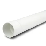 أنابيب بلاستيك UPVC ضغط اسمي 160 psi مقاس 8 إنش سمك 9.45 ملم لون أبيض