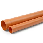 أنابيب UPVC ضغط اسمي 250 psi مقاس 4 إنش سماكة 7.52 مم لون برتقالي بني | مصنع Almona