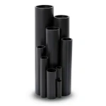 High Density Polyethylene Pipe Pressure 12.5 Bar PE 80, 50 mm OD, 3.7 mm Thickness, Black