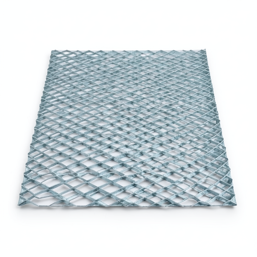 Galvanized Steel Expanded Metal Mesh Thickness 1.4 mm Width 2.44 M Length 2 M