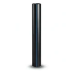 HDPE Pipe Pressure 12.5 Bar PE 80, 140 mm OD, 10.3 mm Thickness, Black