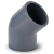 UPVC Elbow 45° 1 inch Dark Gray - Image 1
