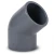 كوع UPVC زاوية 45° مقاس 1¼ انش رمادي غامق، جدول 80 - Image 1