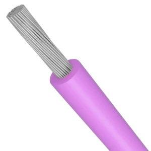 لفة سلك كهرباء نحاس مجدول 1/0 AWG مطلي بالقصدير معزول PVC 105°C بنفسجى 600 فولت 500 قدم | شركة كابلات الشرقية للصناعة