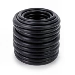 HDPE Plastic Pipe Pressure 12.5 Bar PE 80 Size 32 mm Thickness 2.4 mm Black