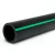 HDPE Polyethylene Pipe PN 9.8 Bar PE 63, 355 mm Diameter, SDR 9 Black with Green Stripes - Image 1