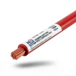 لفة سلك كهرباء الرياض 6 مم 450/750 فولت نحاس مجدول معزول PVC أحمر 100 متر | مجموعة كابلات الرياض