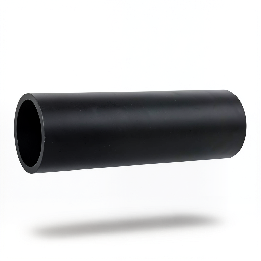 انابيب HDPE ضغط 12.5 بار PE 80 مقاس 110 مم سمك 8.1 مم لون اسود