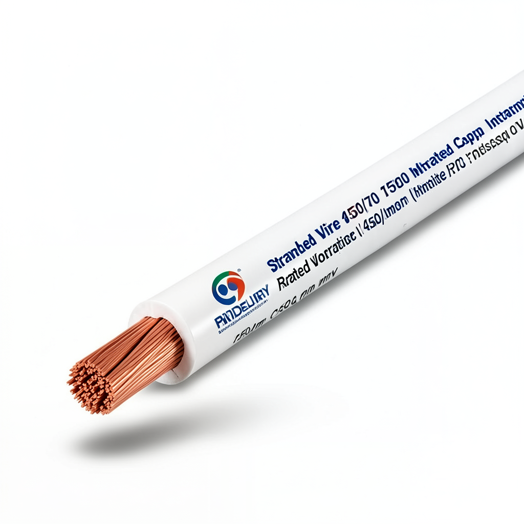 سلك مجدول 150 مل 450/750 فولت، موصل نحاس، عزل PVC لون أبيض | مجموعة كابلات الرياض
