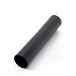 أنبوب بلاستيك HDPE ضغط 12.5 بار PE 80، قطر خارجي 250 mm، سمك 18.4 mm، أسود