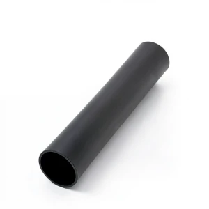 أنبوب بلاستيك HDPE ضغط 12.5 بار PE 80، قطر خارجي 250 mm، سمك 18.4 mm، أسود