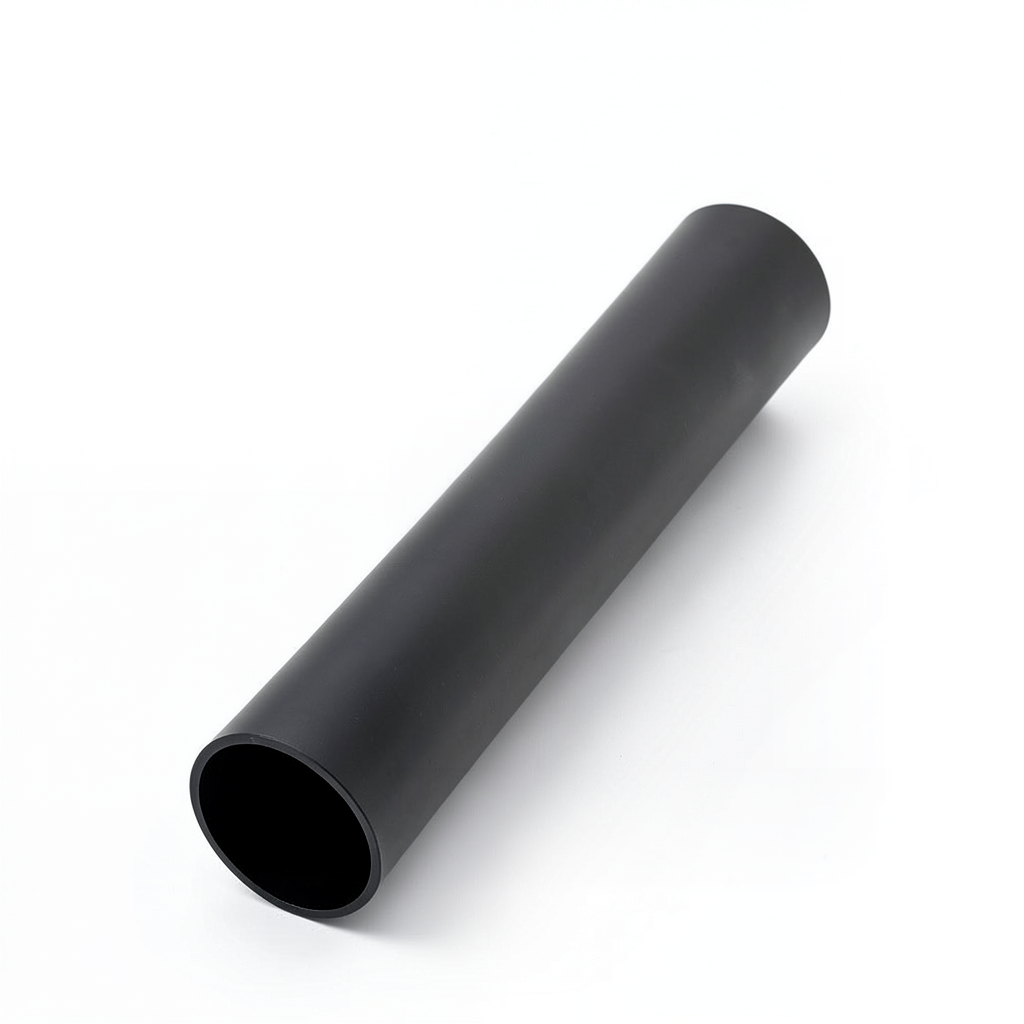 أنبوب بلاستيك HDPE ضغط 12.5 بار PE 80، قطر خارجي 250 mm، سمك 18.4 mm، أسود