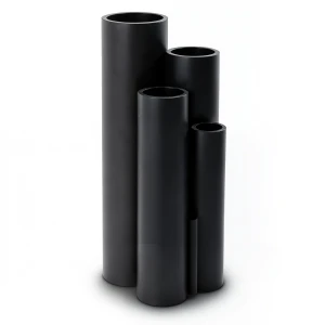 High Density Polyethylene Pipe PN 12.5 Bar PE 80 Outer Diameter 280 mm Thickness 20.6 mm Black