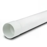 مواسير بلاستيك UPVC ضغط 160 psi مقاس 1 1/2 بوصة سمك 2.36 مم لون أبيض