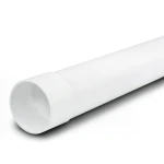 مواسير UPVC ضغط 160 psi مقاس 2 بوصة سمك 2.82 ملم لون أبيض