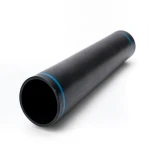HDPE Plastic Pipe Nominal Pressure 12.5 Bar PE 80 Size 355 mm Thickness 26.1 mm Black