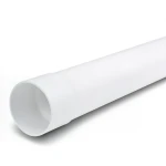 أنابيب بلاستيك UPVC ضغط 160 psi مقاس 2 1/2 إنش سماكة 3.30 مم لون أبيض