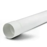مواسير بلاستيك UPVC مقاس 4 بوصة سماكة 4.90 مم ضغط 160 psi لون أبيض