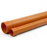 أنابيب UPVC ضغط اسمي 250 psi مقاس 4 إنش سماكة 7.52 مم لون برتقالي بني | مصنع Almona