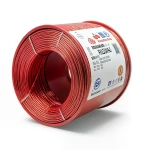 لفة سلك كهرباء الرياض 120 مم 450/750 فولت، موصل نحاس مجدول معزول PVC، لون احمر، طول 2000 متر | مجموعة كابلات الرياض